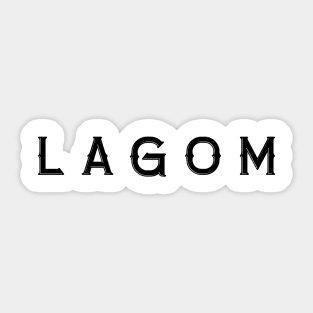 Lagom Sticker